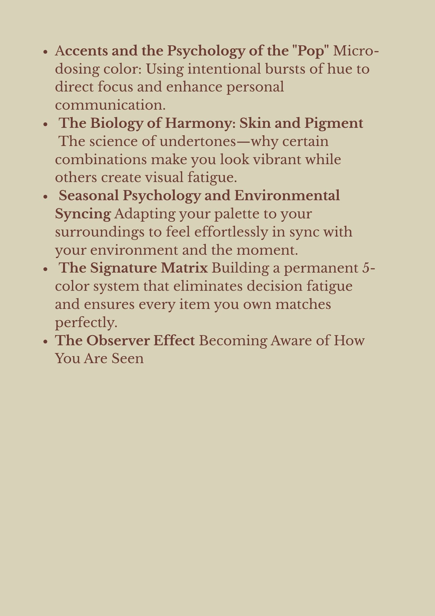 The Perception of Appearance